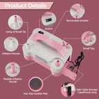 DECOCKRAT Balloon Pump - Electric Dual Nozzle Air Pump for Balloon, Portable Balloon Blower Save Time and Effort, Balloon Inflat