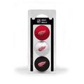 Team Golf Nhl Detroit Red Wings 3 Golf Ball Pack Regulation Size Golf Balls, 3 Pack, Full Color Durable Team Imprint