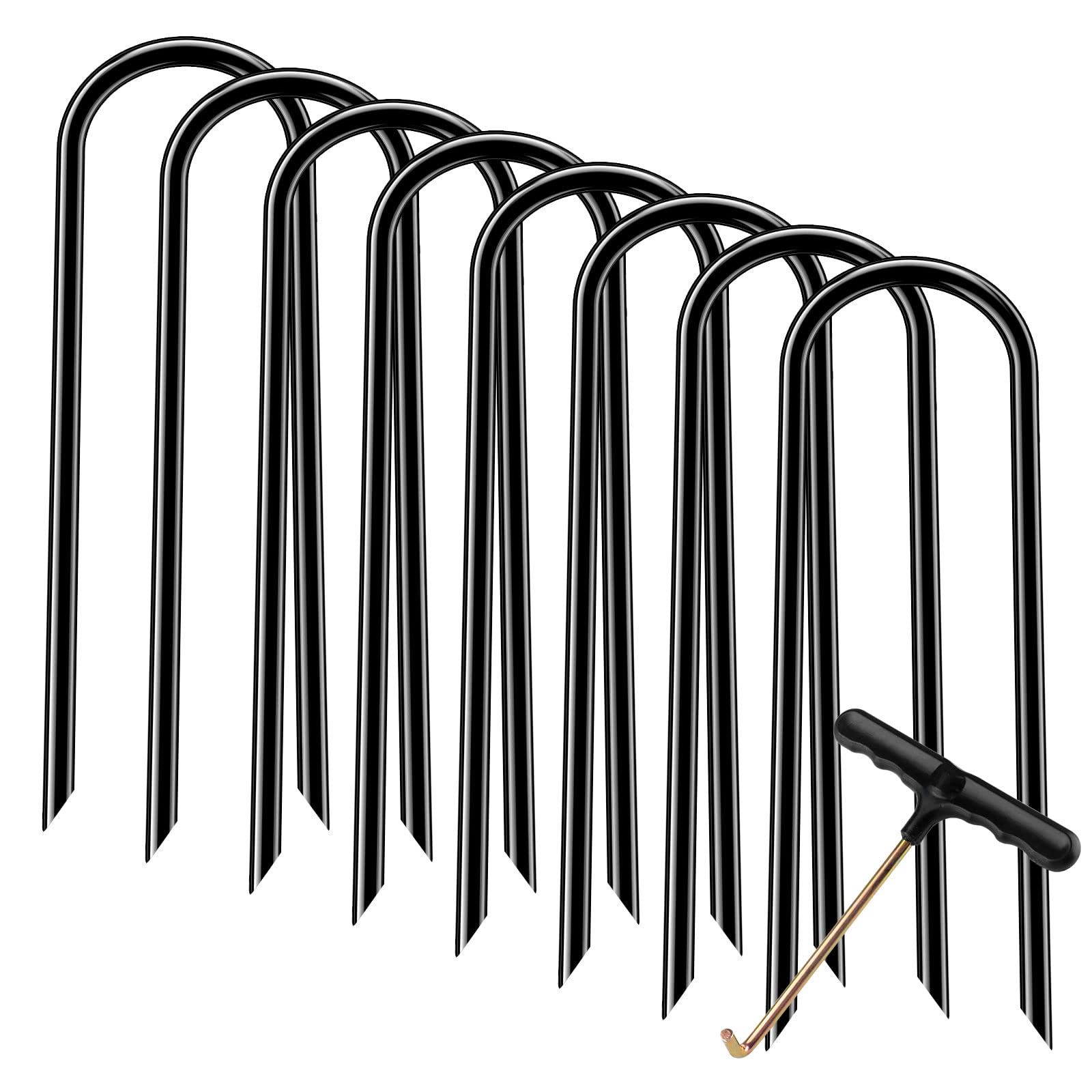 Trampoline Accessories Trampolines Stakes Trampoline Anchors Kit Heavy Duty High Wind U Type, Safety Trampoline Accessories Galv