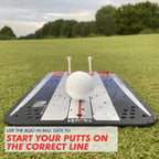 Eyeline Golf Groove Putting Mirror -Training Aid Align Eyes, Body, Putter Face. Indoor/Outdoor. 8 Putting Drills - Alignment Sta