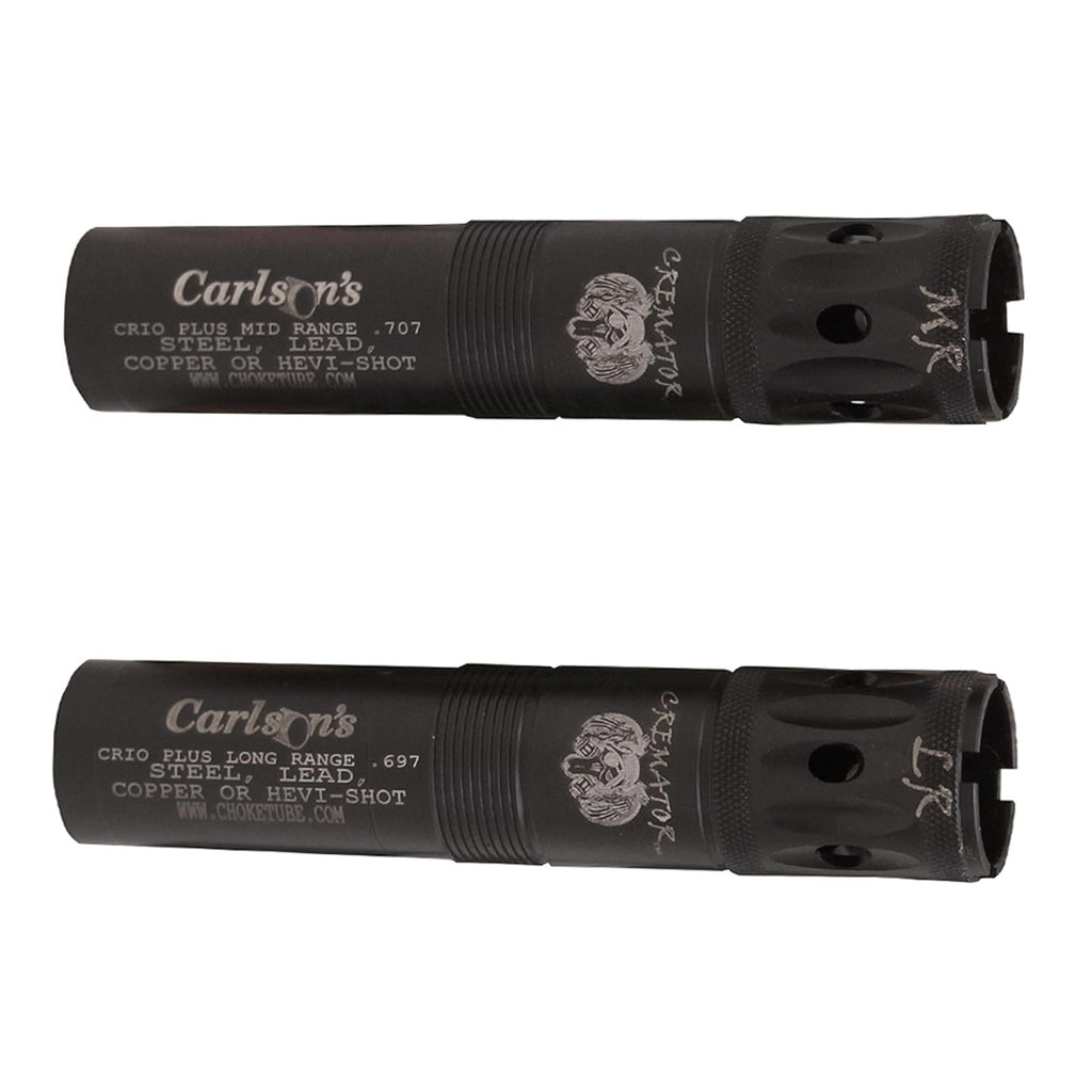 Carlson'S Choke Tubes 12 Gauge Compatible For Benelli Crio Plus [ 2 Pack | Mid Range & Long Range ] Blued Steel | Cremator Porte