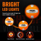 Wave Runner Led Light Up Volleyball - Glow In The Dark Volley Ball - Volleyball Gifts For Teen Girls | Beach Sports And Outdoors