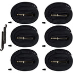 (6-Pack 700X20-25C Road Bike Replacement Inner Tubes Presta Valve 42Mm For Road Bikes With Tire Size Of 700C X 20, 23, And 25 (6