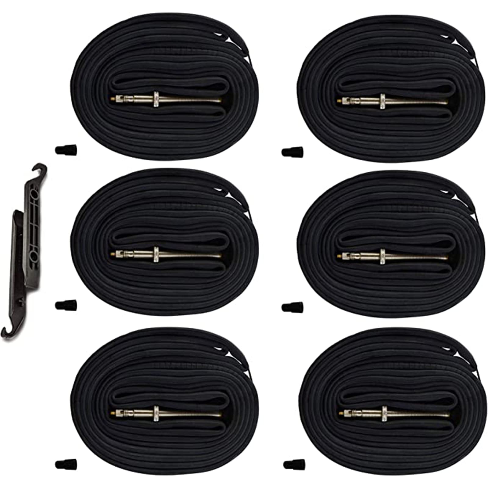 (6-Pack 700X20-25C Road Bike Replacement Inner Tubes Presta Valve 42Mm For Road Bikes With Tire Size Of 700C X 20, 23, And 25 (6