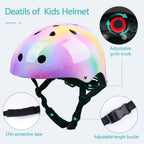 Toddler Helmet, Bienbee Kids Bike Helmet Skateboard Helmets For Bicycle Balance Bike Scooter For Girls Kids Age 3-5-8 Years