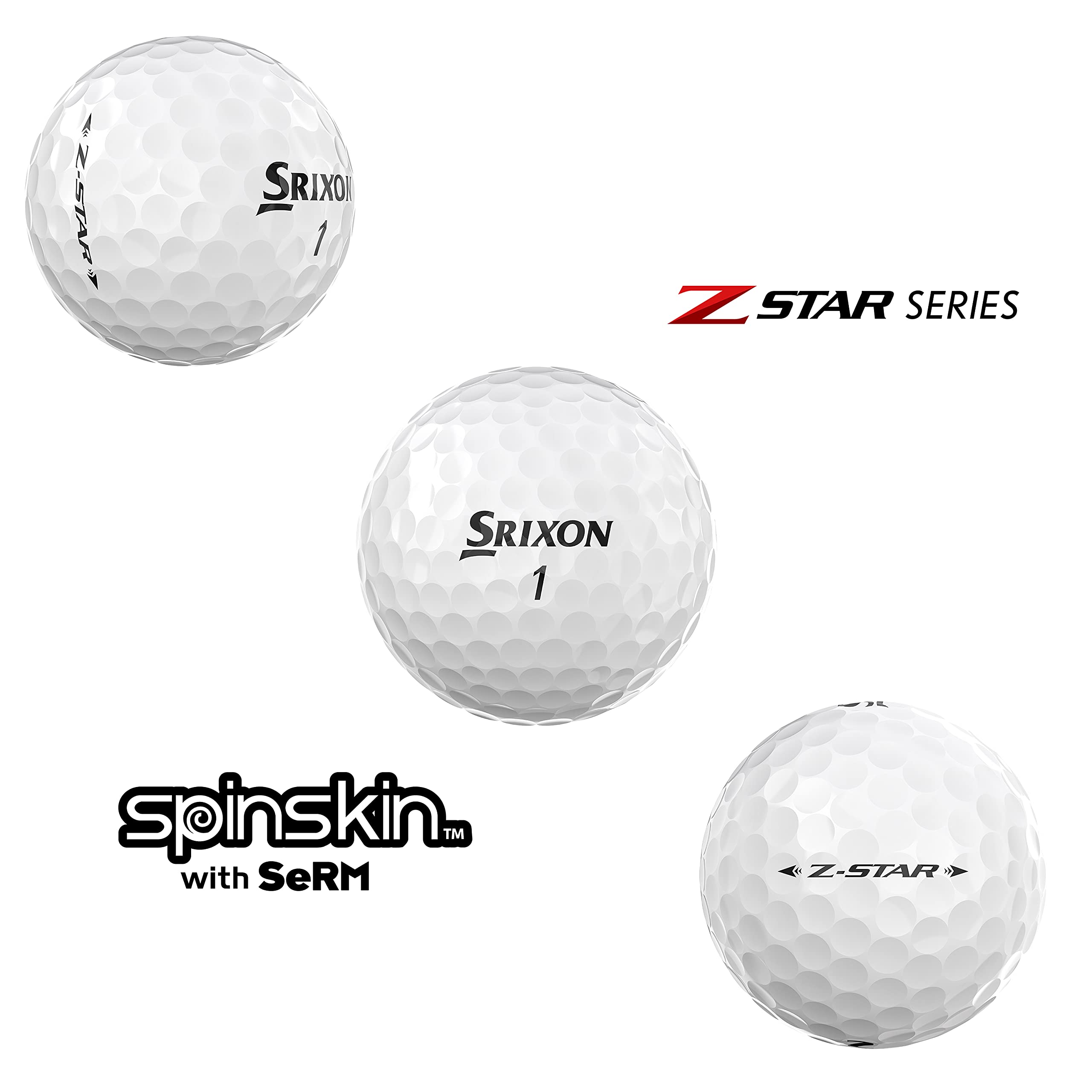Srixon 2021 Z-Star Golf Ball-White-Dozen