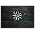 Hahafelt 36    48    0.5 Inch Felt Wood Grain Dart Board Wall Protectors Square Dart Board Backing Tiles Dartboard Backboard Cor
