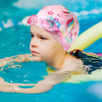 4 Pieces Swim Cap Kids Unicorn Silicone Waterproof Age 2-12 Cute Swim Caps With Goggles For Long And Short Hair Kids Children Bo