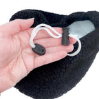 Alveytech Black Universal Fleece Seat Cover For Bike & Scooter Seats