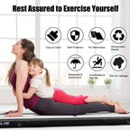 Goplus Inflatable Air Gymnastic Mat, 10Ft/13Ft/15Ft/16.4Ft With Electric Pump, Portable Air Floor Track For Practice Gymnastics
