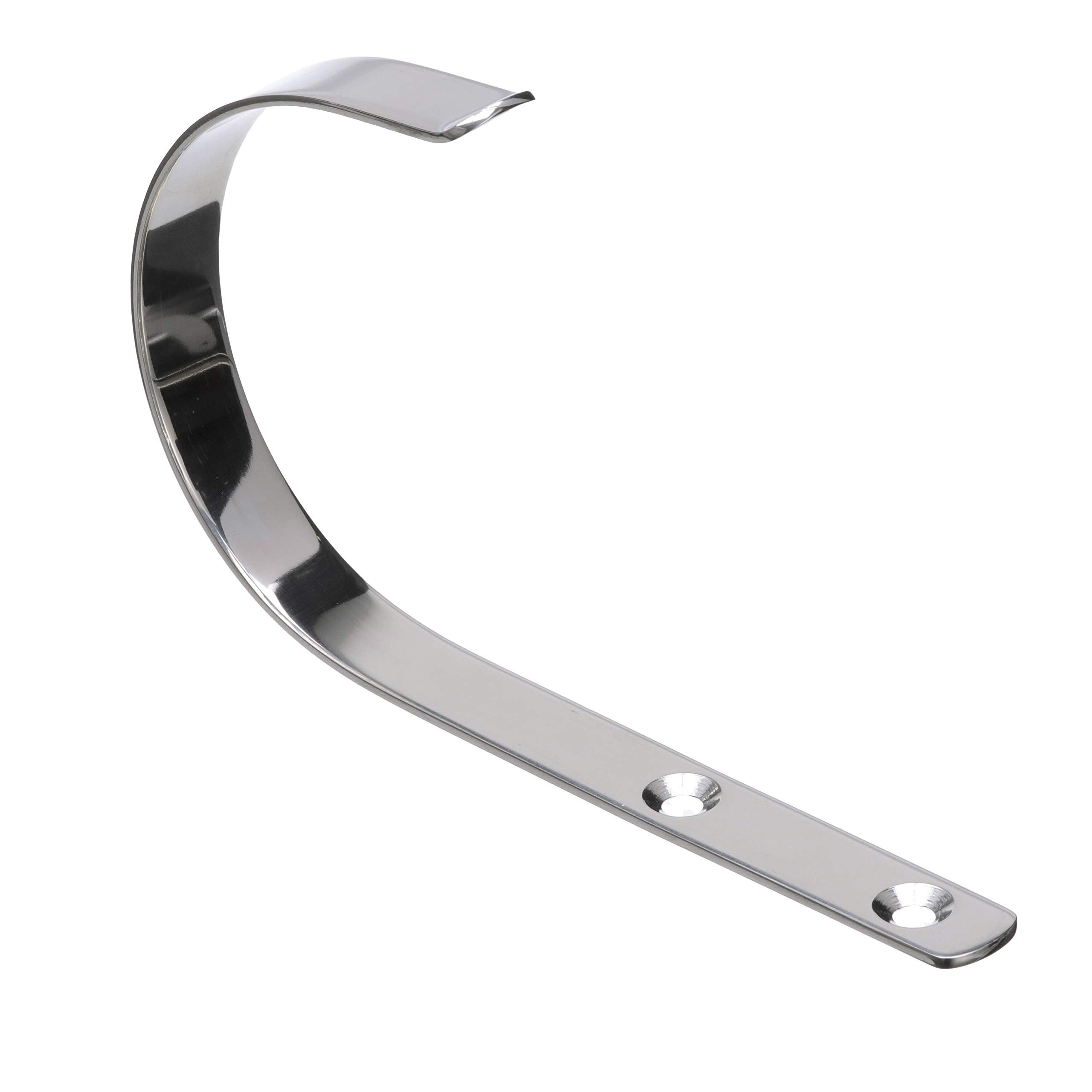 Seachoice Ring Buoy Bracket, Polished 304 Stainless Steel, 4 In. Opening