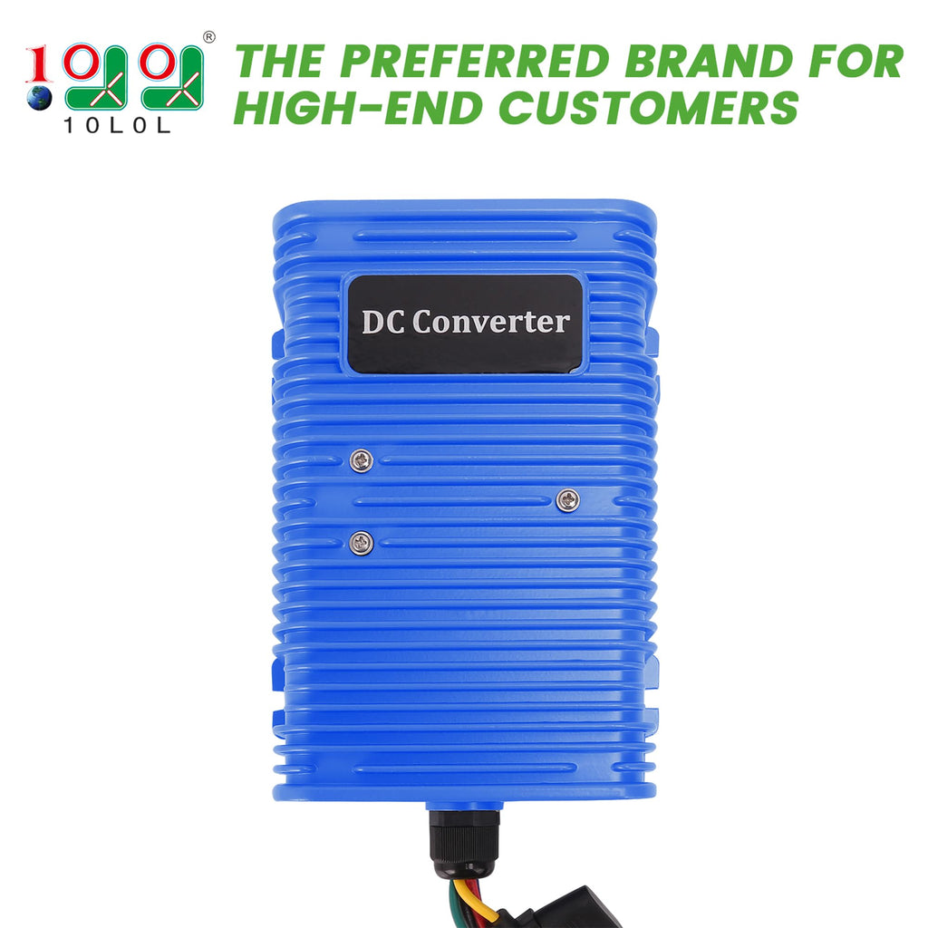 10L0L Golf Cart Voltage Reducer Voltage Converter Regulator Dc Power Reducer 30 Amp 360 Watt (36V/48V To 12V) Compatible With Cl