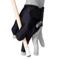 Kamui Billiard Glove Black - Pool Cue Glove for Left or Right Hand, Quick-Dry Fabric, Anti-Slip Palm, Open Fingers, Short Cuff (
