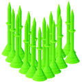 Amy Sport Golf Tees Plastic 3 1/4 Inch Upgrade Unbreakable Bulk 30 Pack Reduce Friction Side Spin Durable Stable 83 Mm Long Tee 