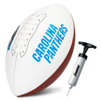 Franklin Sports Nfl Carolina Panthers Autograph Football - Official Size White Panel Souvenir Football For Autographs + Signatur