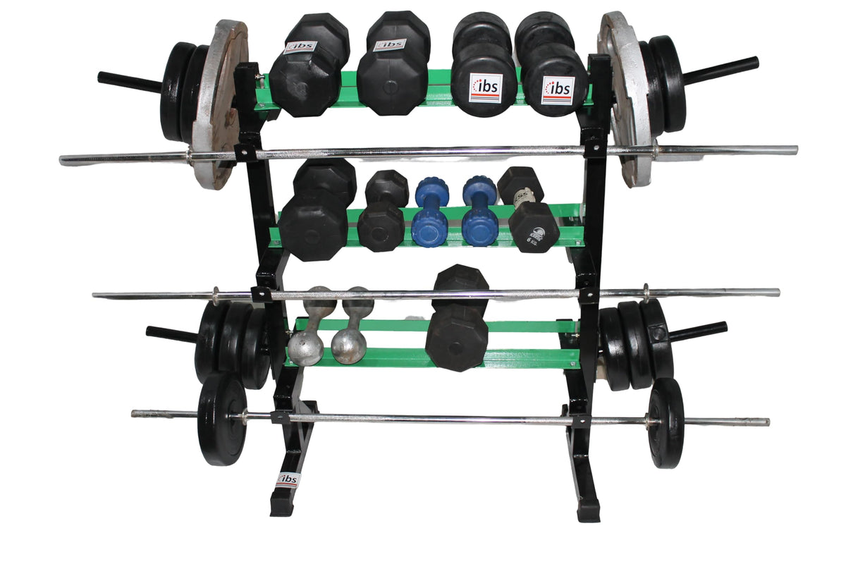 Deals Unlimited Dumbbell Rack Multifunctional Weight Stand For Home Gym Suitable For Storage Of Dumbbell, Weight Plates, And Ola