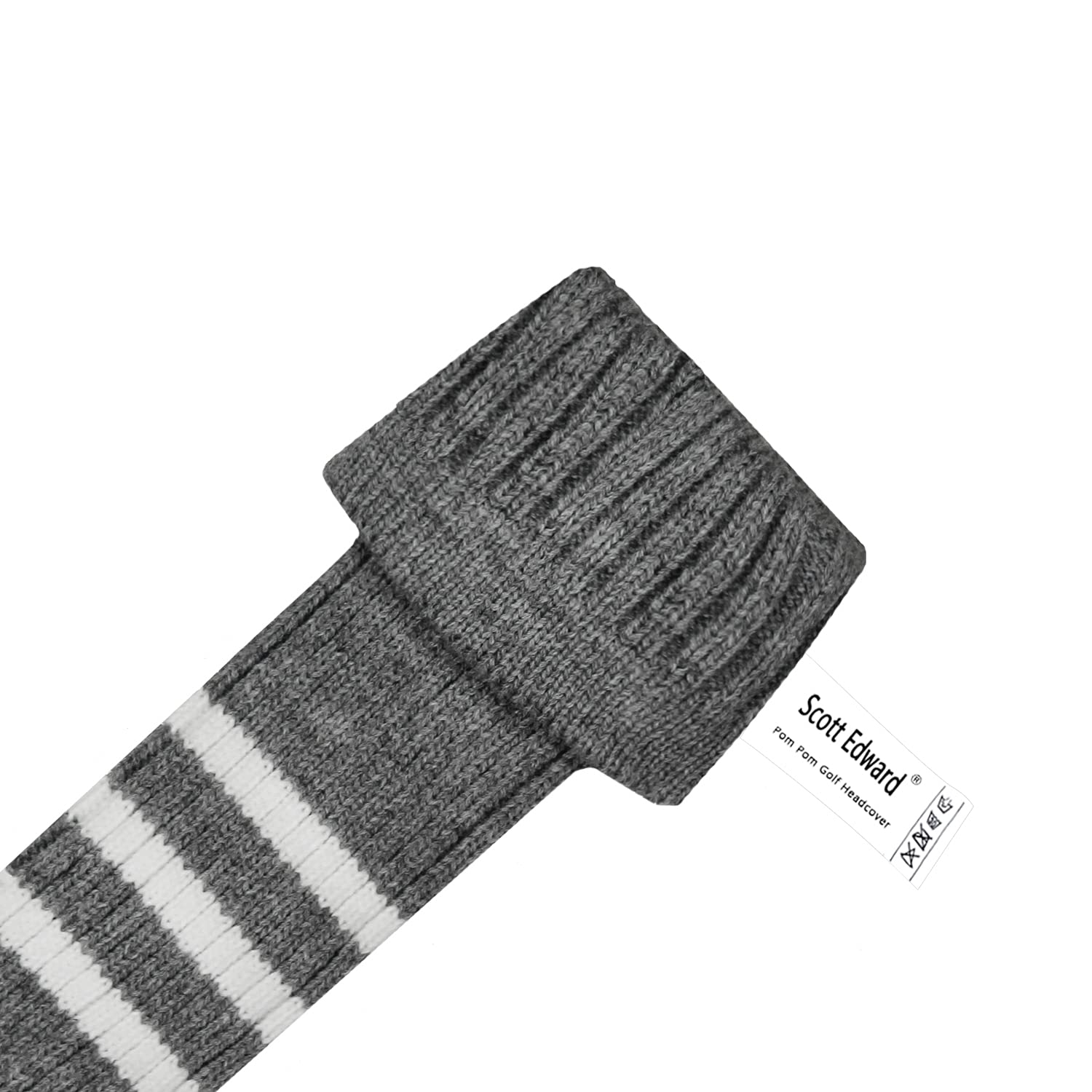 Scott Edward 1Pcs Hybrid Head Cover Knit, For Fairway Wood Hybrid, With Rotating Number Tags
