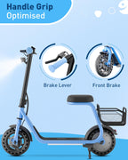 Hiboy Q2 Lite Electric Scooter with Seat for Kids Ages 4-10 - UL Certified, Up to 9.3 MPH with 100W Motor, 3-Speed Adjustable, R