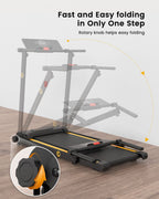 Urevo Walking Pad Treadmills For Home Office, Under Desk Compact Design Treadmill Portable Walking Pad Treadmill With Remote Con