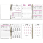 Food And Fitness Journal Meal Journal Diary Workout Wellness Log Notebook Planner Weight Loss Diet Meal Exercise Training Health