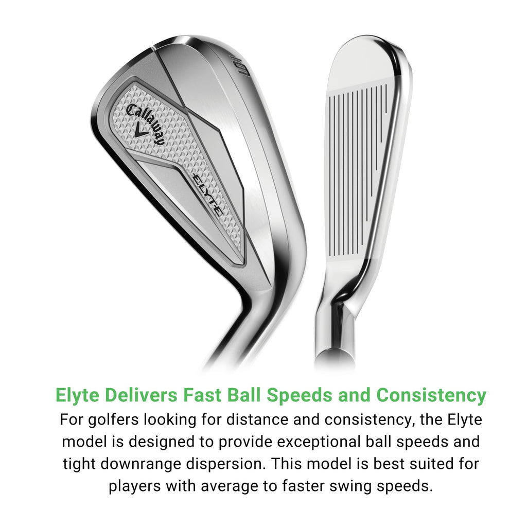 Callaway Golf Elyte Iron Set (5 - PW, Regular, Graphite, Right)