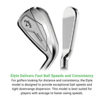 Callaway Golf Elyte Iron Set (5 - PW, Regular, Graphite, Right)