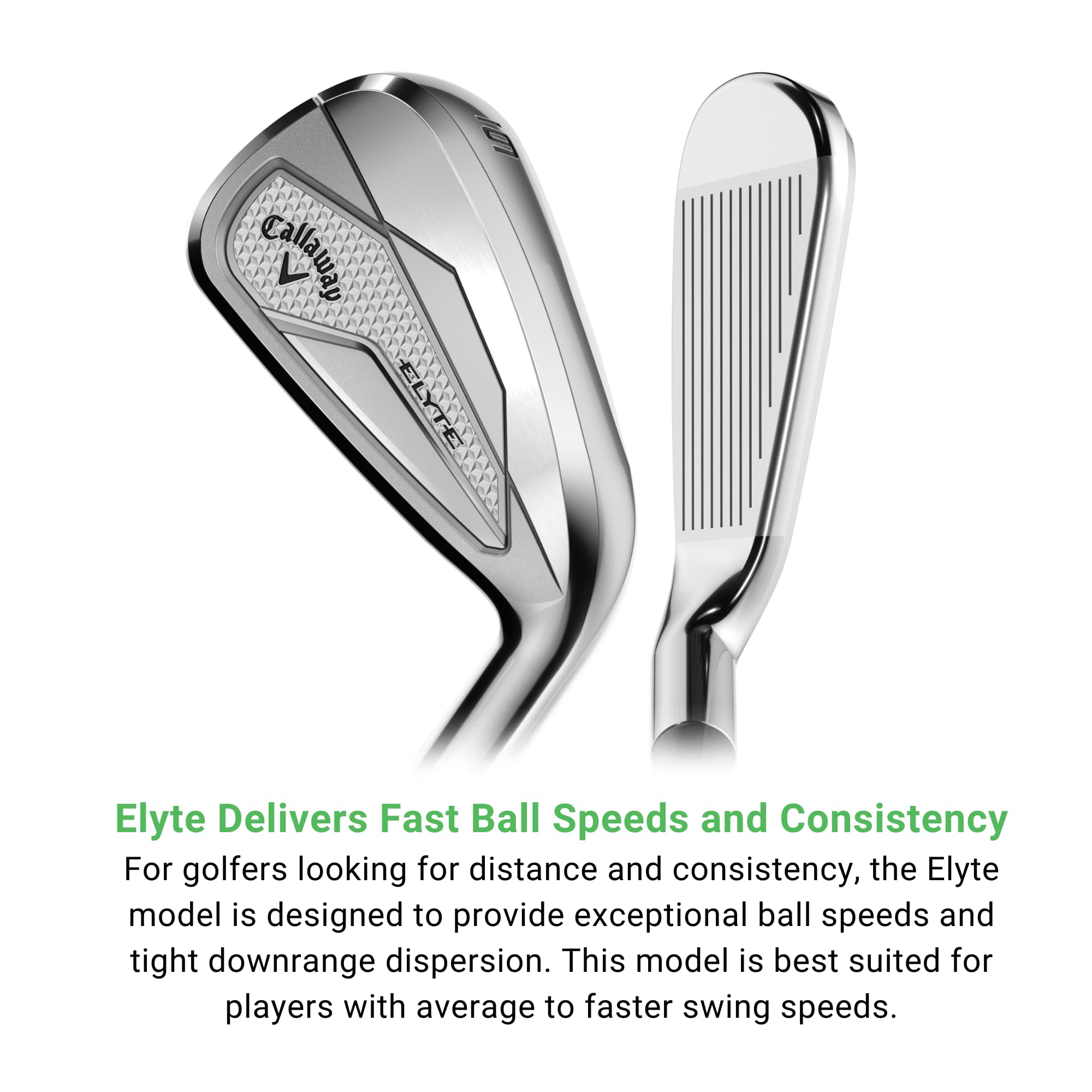Callaway Golf Elyte Iron Set (5 - PW, Regular, Graphite, Right)