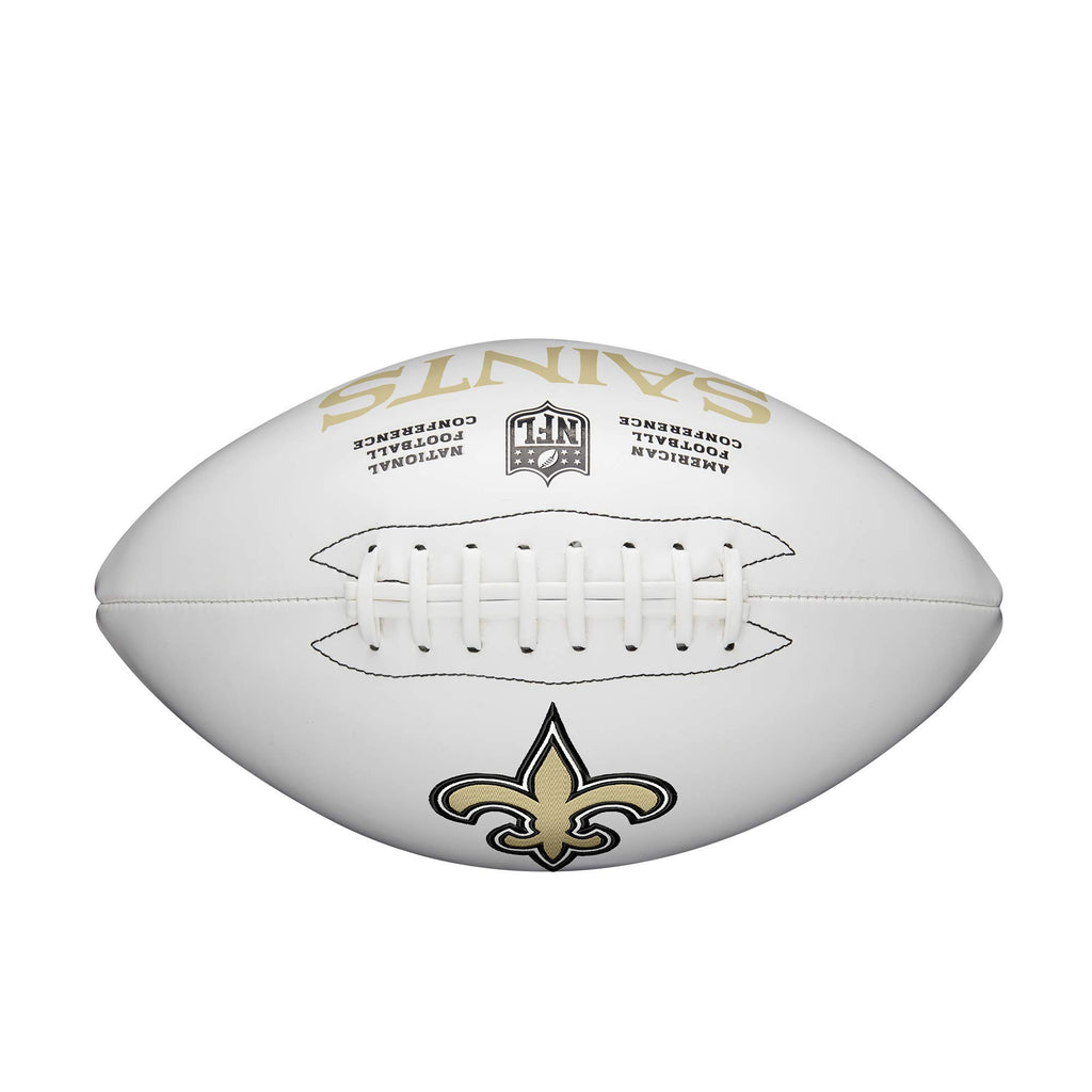 Wilson Nfl Live Signature Autograph Football - Official Size, New Orleans Saints