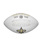 Wilson Nfl Live Signature Autograph Football - Official Size, New Orleans Saints