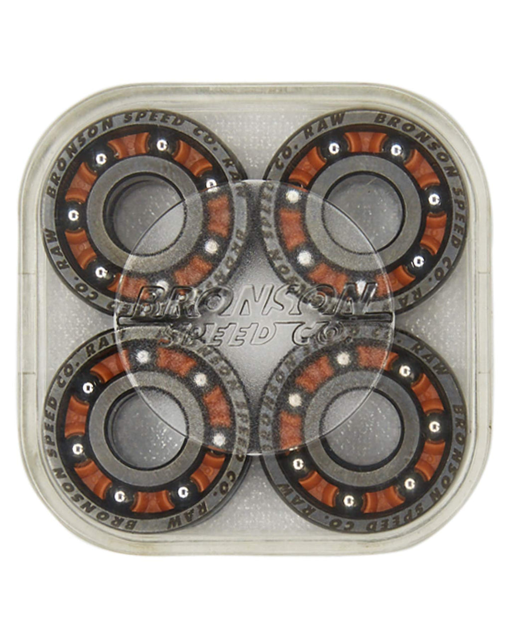 Bronson Speed Co. Raw Box/8 Skateboard Bearings - 1 Set