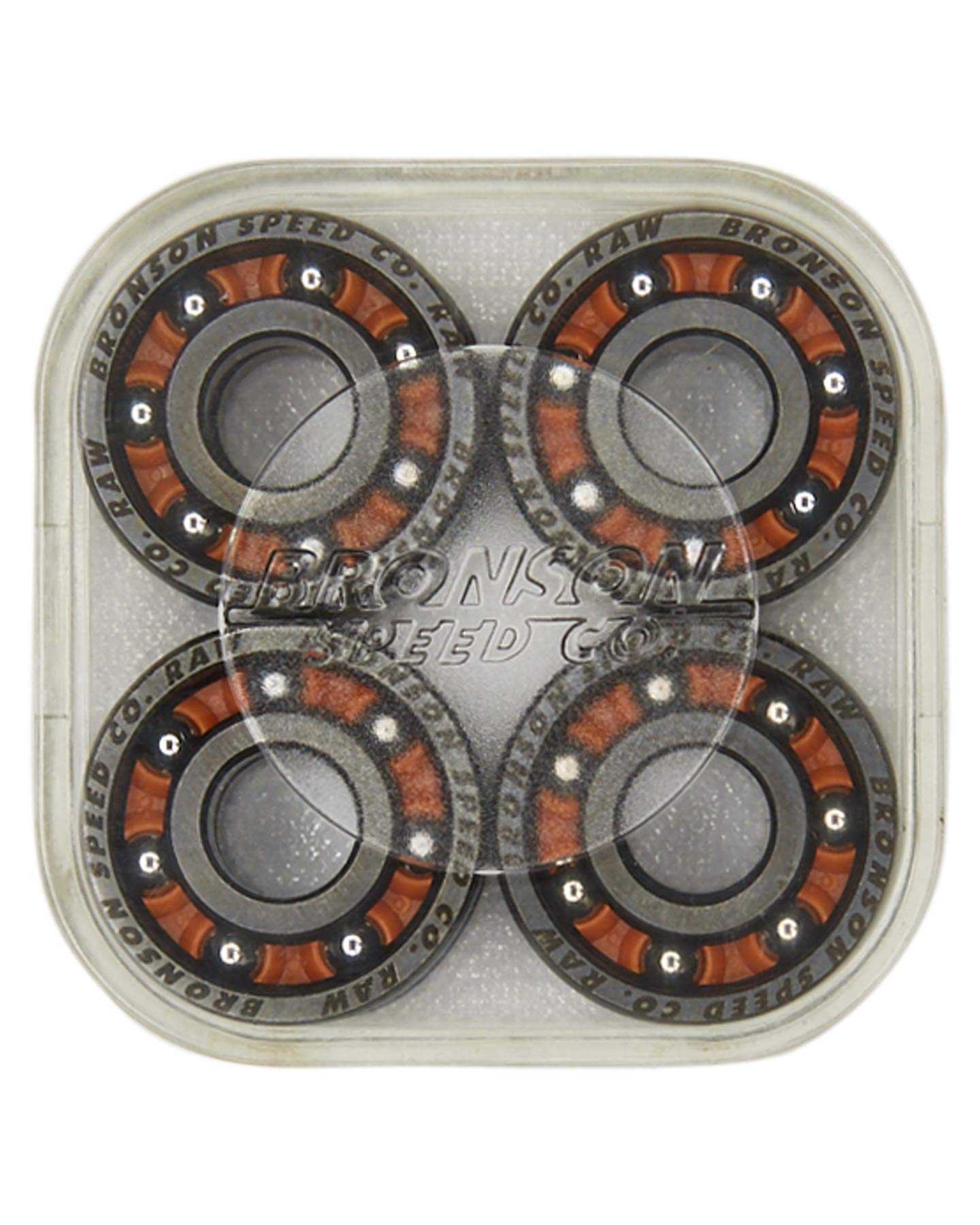 Bronson Speed Co. Raw Box/8 Skateboard Bearings - 1 Set