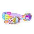 Bling 2O Girls Purple Candy Kids Swimming Goggles (Ages 3+ up) - UV Protection, Latex-Free, 100% Silicone Material - Includes A