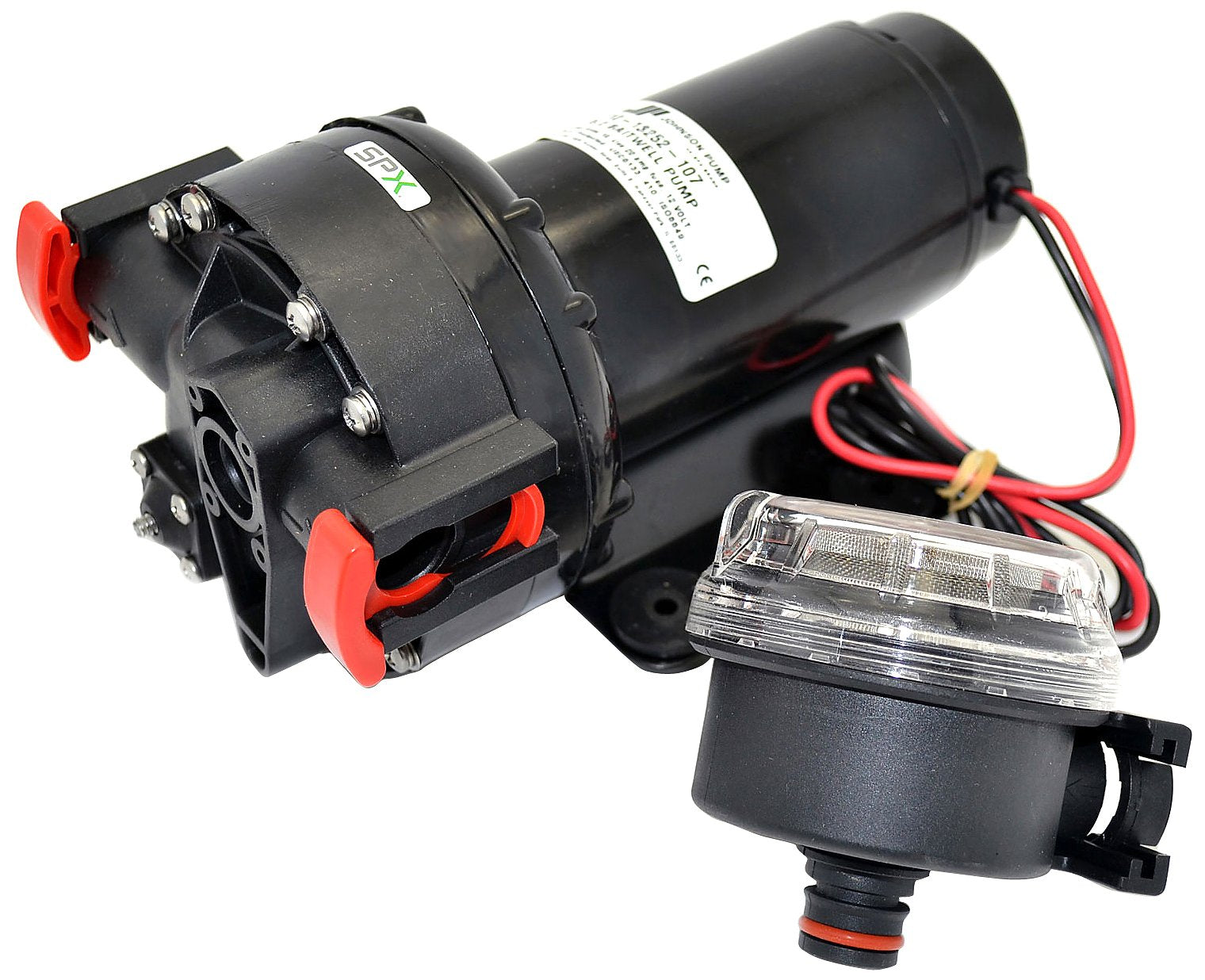 Johnson Pumps 10-13252-107-Bw 5.2 Gpm Baitwell Pump, 12V