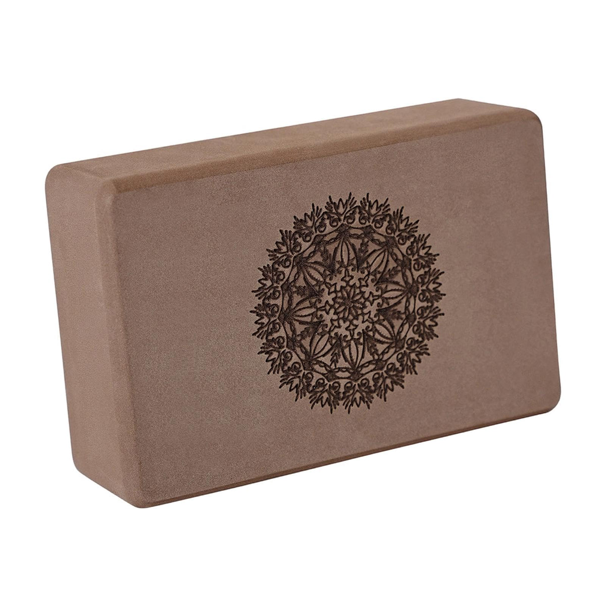 Trendynest Yoga Block Practical Accessories Accessory For Meditation Home Gym Stability Brown