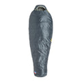 Big Agnes Anthracite - Backpacking Sleeping Bag, 3 Season, Lightweight, Compact, Slate, 30 Degree (Left-Zip), Long