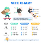 Kids Knee Pad Elbow Pads For Roller Skates Cycling Bmx Bike Skateboard Inline Rollerblading, Skating Skatings Scooter Riding Spo