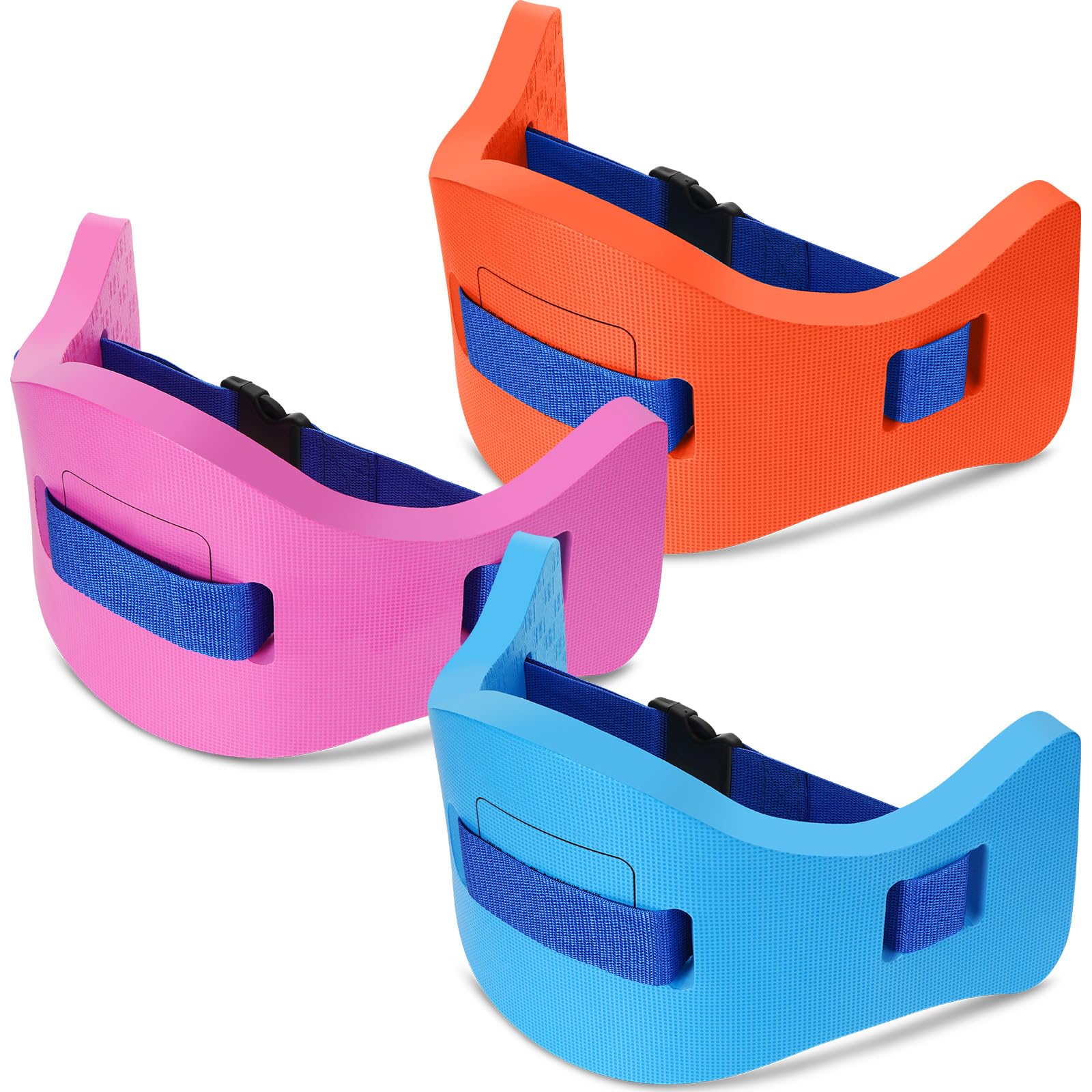 Wettarn 3 Pcs Kids Float Swim Belts with Adjustable Strap EVA Buoyancy Aid Aerobics Exercise Belt for Youth Children Foam Waist 