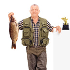 Juvale Small Fish Trophy, Golden Fishing Award For Tournaments And Competitions (3X5 In)