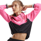 Hotsuit Sauna Jacket Women Sweat Jacket Weight Loss Workout Gym Exercise Sauna Suit Shirts, Rose Red, M