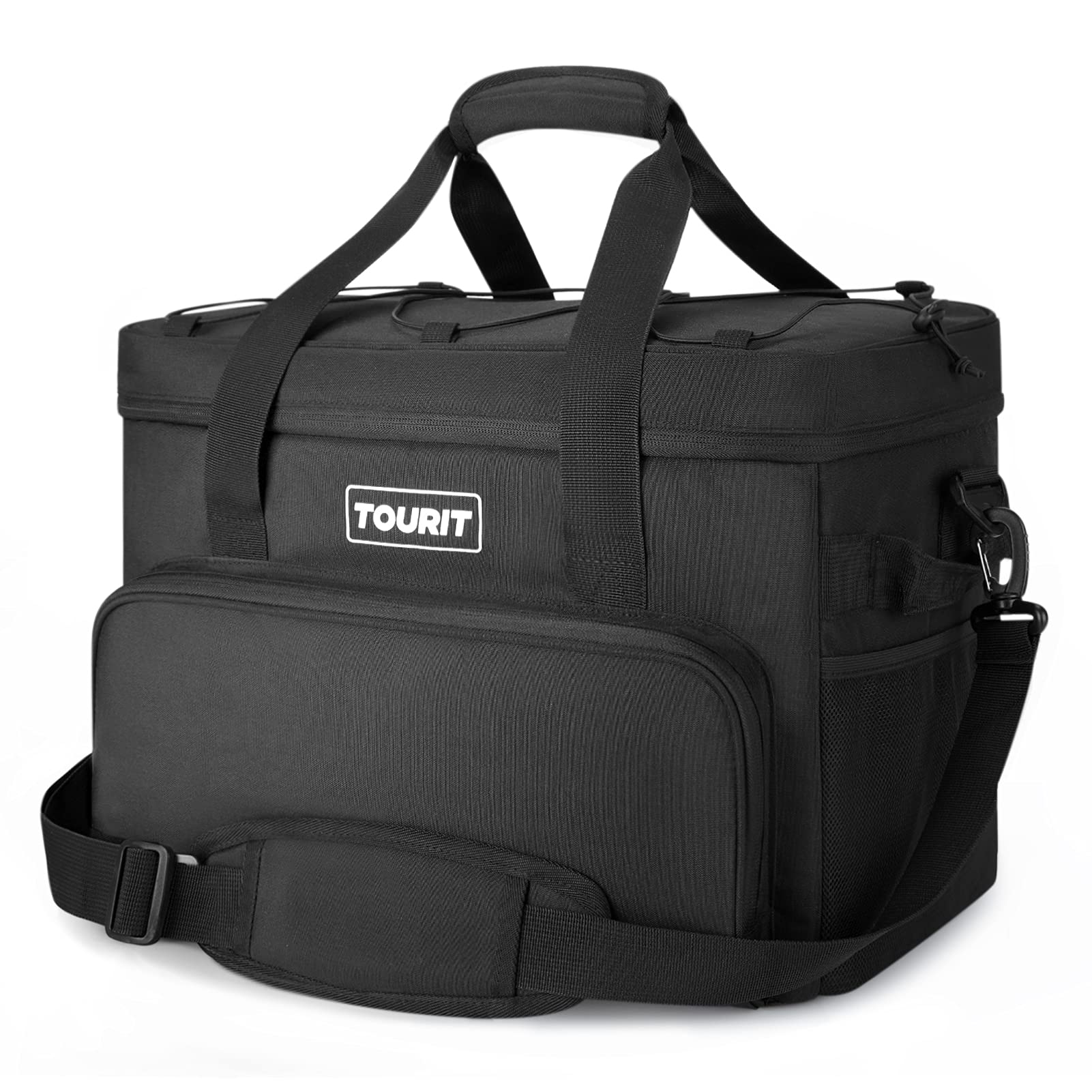 Tourit Cooler Bag 46-Can Insulated Soft Cooler Portable Cooler Bag 32L Lunch Coolers For Picnic, Beach, Work, Trip, Black