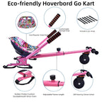 Eco-Friendly Hoverboard Seat Attachment - Cool Seat, Swivel Wheel, Adjustable Length - Compatible With 6.5, 8, 8.5, 10 Hoverboar