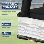 Stadium Seat For Bleachers With Back Support Reclining Adults Camping Stadium Chair Extra Thick Cushion Bleacher Seats Waterproo