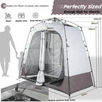 Portable Camping Shower Tent Deluxe Changing Room Easy Set Up Privacy Shelter,Large Toilet Tent With Floor Drain Design For Beac
