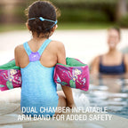 Speedo Unisex-Child Swim Arm Bands Begin To Swim , Berry