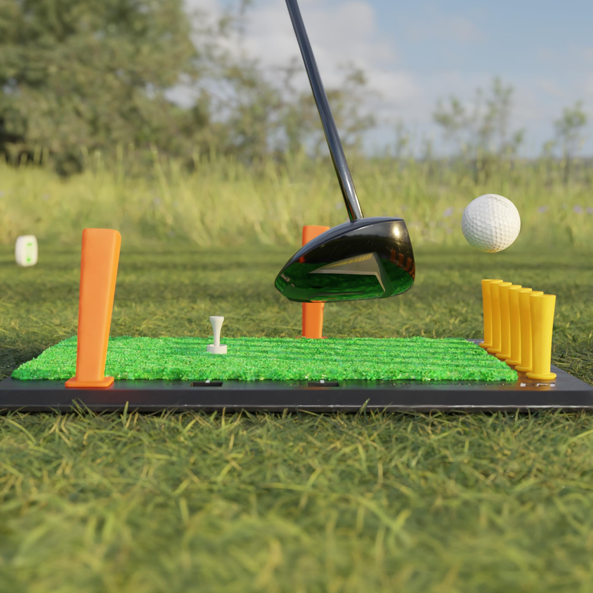 Performance Golf Launch Deck Golf Swing Trainer - Fix Your Slice I Swing Mastery Tool By Hank Haney I Instant Feedback