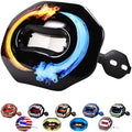 Oral Mart Football Mouth Guard (Ice & Fire) - Lip Guard Mouthpiece - Football Mouthguard Pacifier Protector With Detachable Stra
