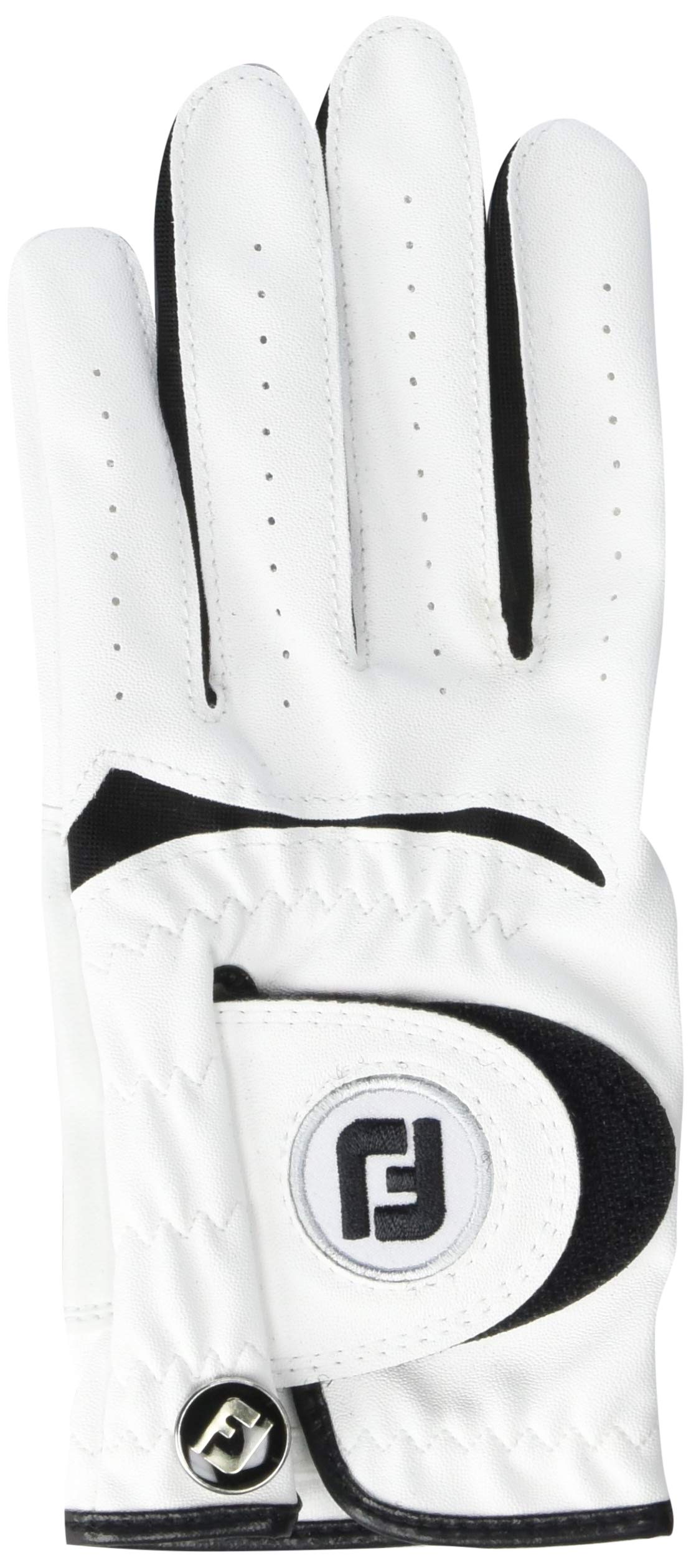 Footjoy Junior Golf Glove, White Small, Worn On Left Hand
