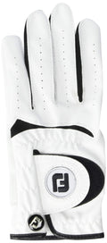 Footjoy Junior Golf Glove, White Medium, Worn On Left Hand