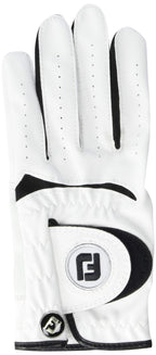 Footjoy Junior Golf Glove, White Medium, Worn On Left Hand