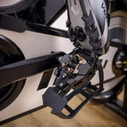 Venzo Fitness Exercise Indoor Bike Compatible With Shimano Spd Pedals With Adjustable Toe Clips & Cleats No Noise - New Model Wi